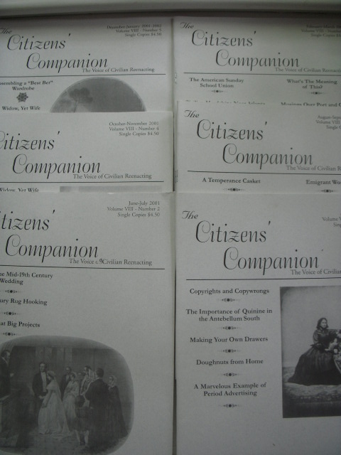 Image for The Citizen's Companion ; The Voice of Civilian Reenacting (Volume VIII -- Full Run, Six issues)