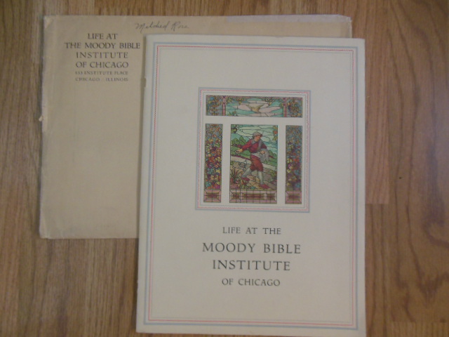Image for Life at the Moody Bible Institute of Chicago; College Catalog 1930 in Original Envelope