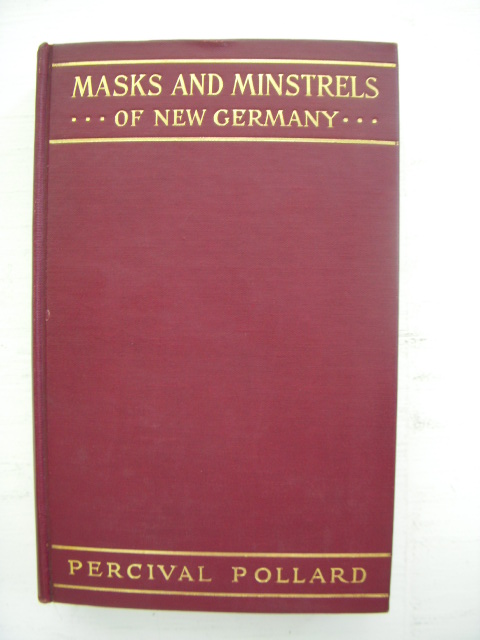 Masks and Minstrels of New Germany Image for Masks and Minstrels of New Germany