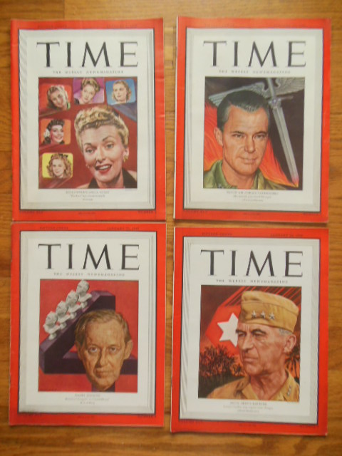 Image for Time Magazine January 15, 22, 29, 1945 (Three Consecutive Issues)