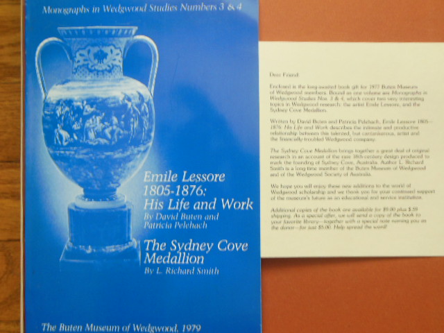 Image for Monographs in Wedgwood Studies Numbers 3 and 4: Emile Lessore 1805-1876 His Life and Works; The Sydney Cove Medallion
