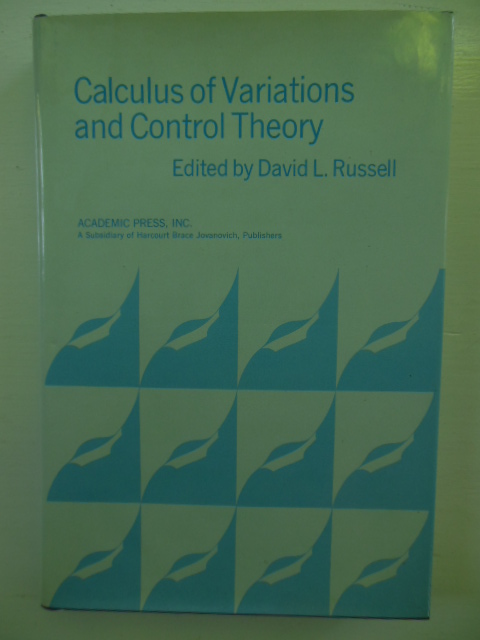 Image for Calculus of Variations and Control Theory: Proceedings of a Symposium Conducted by the Mathematics Research Center, University of Wisconsin-Madison, September 22-24, 1975