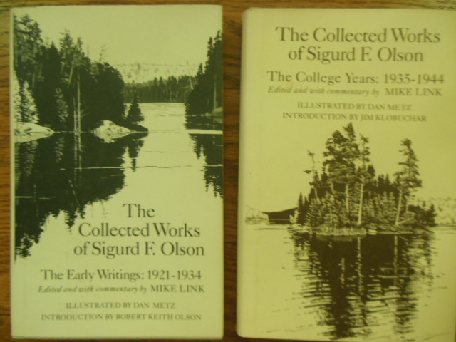 Image for The Collected Works of Sigurd F. Olson The Early Writings 1921-1934; The College Years 1935-1944 (two volumes)