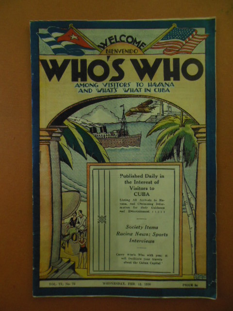 Image for Who's Who Among Visitors And What's What In Cuba (Feb. 12, 1936)
