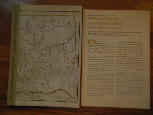 Image for The Montana Gold Rush Diary of Kate Dunlap (Publisher's Insert Laid-in_