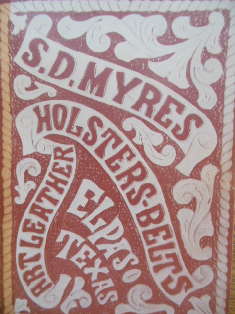 S.D. Myres Holsters Belts Art Leather (Trade Catalog) Image for S.D. Myres Holsters Belts Art Leather (Trade Catalog)
