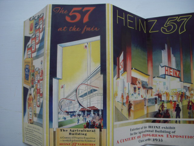 The 57 at the Fair H.J. Heinz Co. Exhibit of the 57 Varities at the Chicago World's Fair 1933 Image for The 57 at the Fair H.J. Heinz Co. Exhibit of the 57 Varities at the Chicago World's Fair 1933