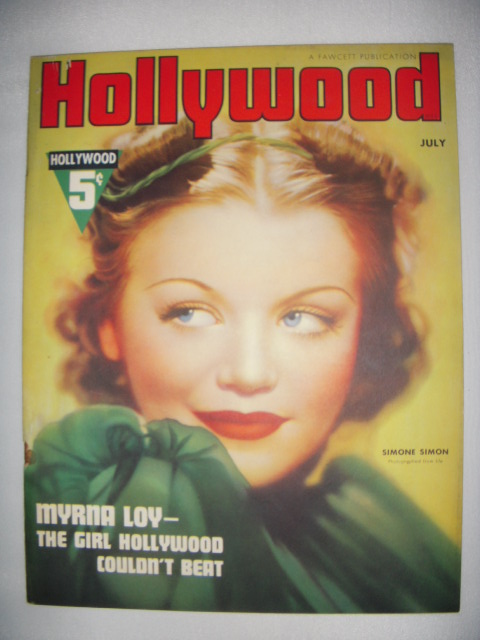 Image for Hollywood Magazine July, 1937 (Myrna Loy cover)