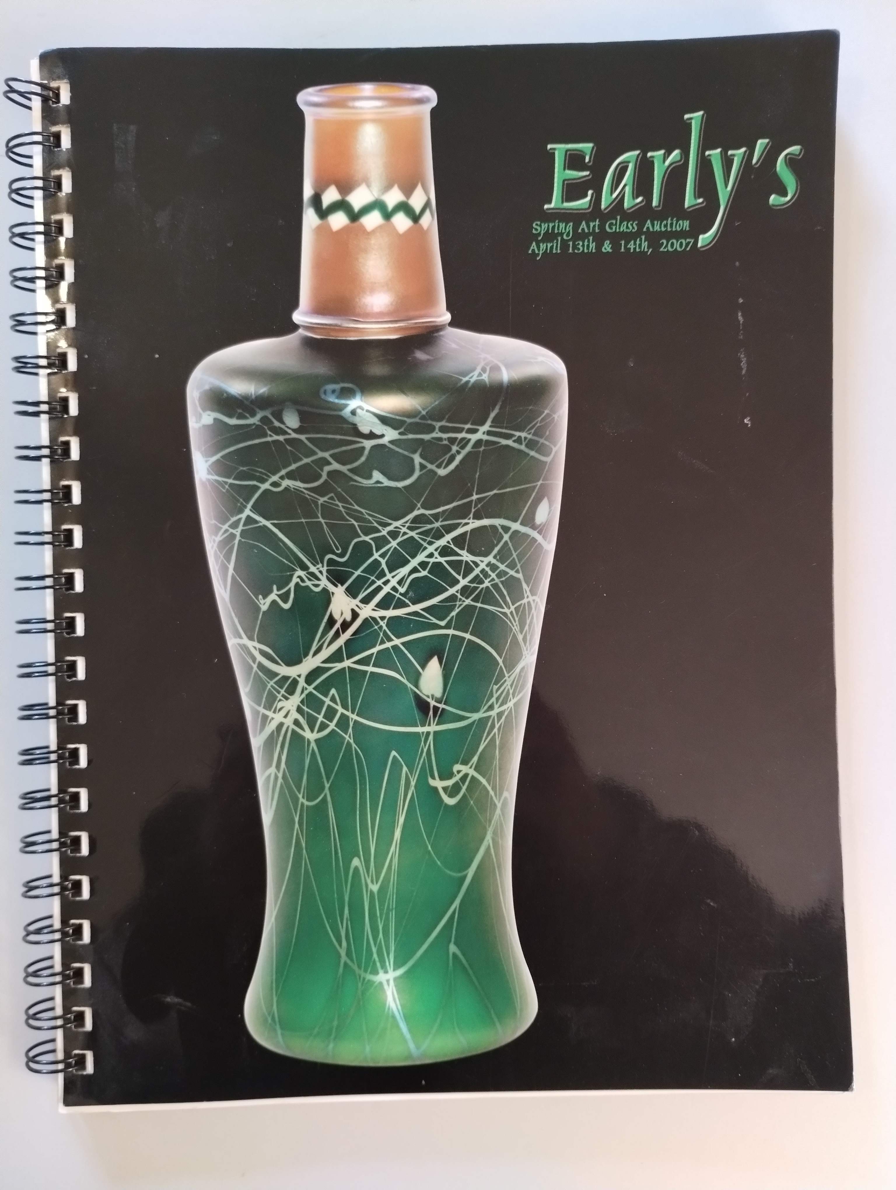 EARLY'S SPRING ART GLASS AUCTION APRIL 13 TH & 14 TH 2007
