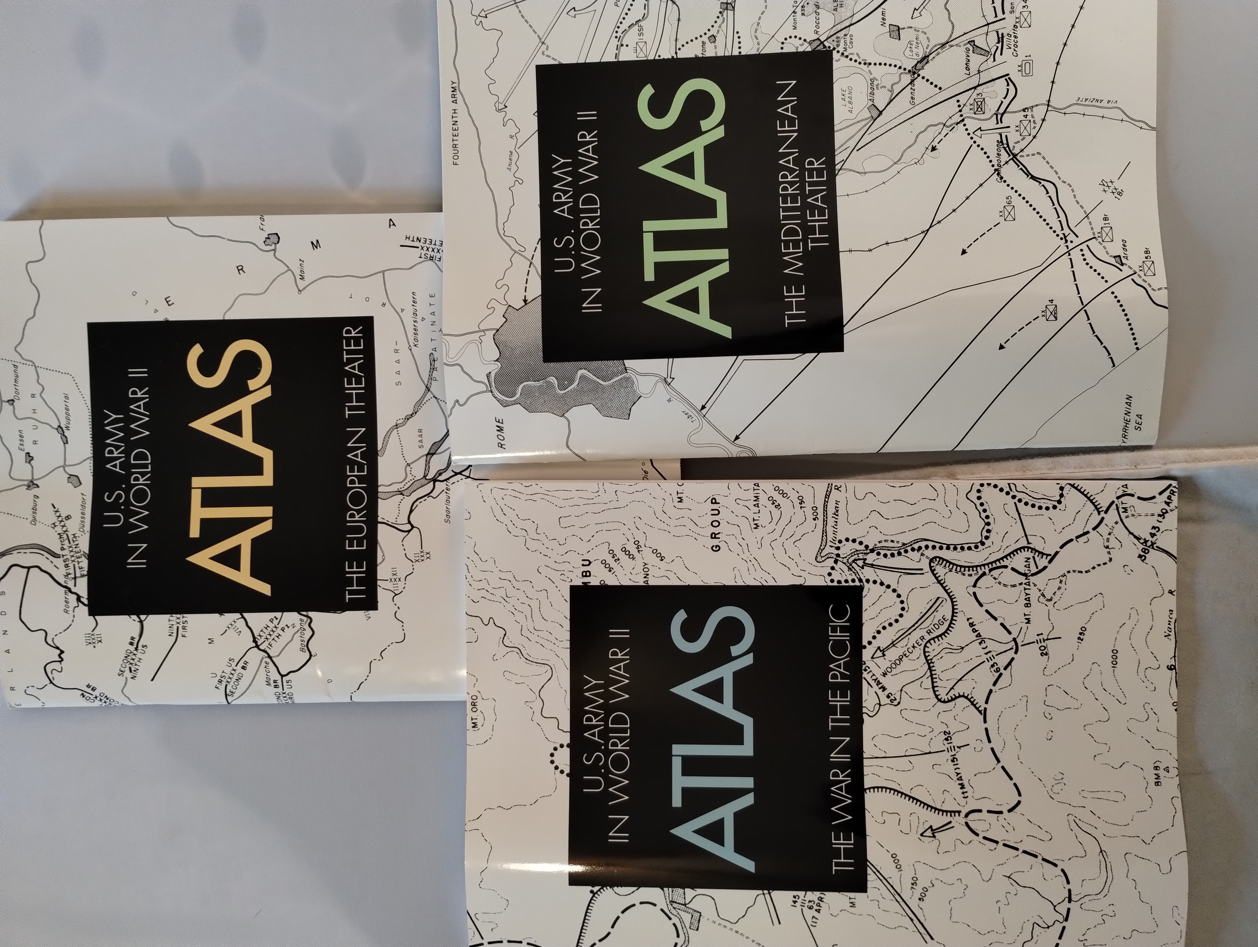 THE U.S ARMY IN WORLD WAR II ATLAS [ 3 VOL]