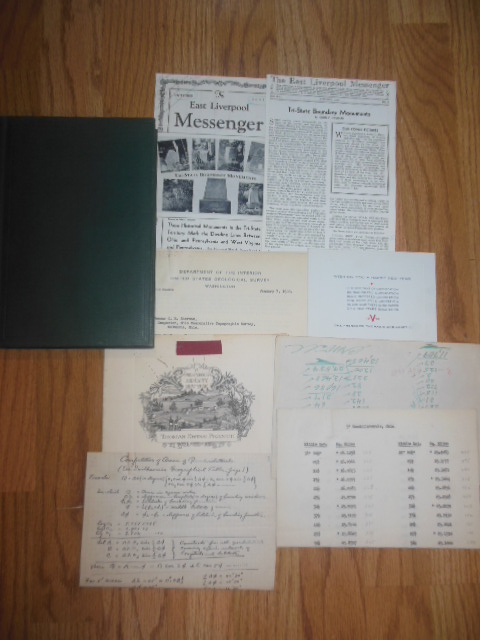 Image for Miscellaneous Data Being Volume IV Final Report Ohio Topographic Survey ( SIGNED By Author, much Ephemera laid-in)