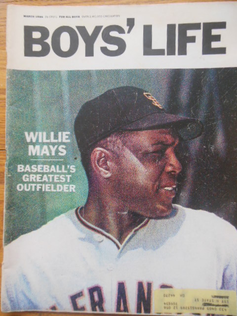 Image for Boys' Life Magazine (Willie Mays Cover -- March, 1966)