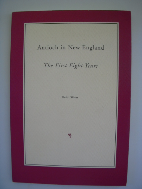 Image for Antioch in New England; the First Eight Years