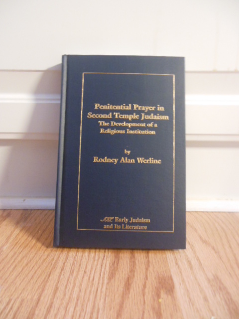 Image for Penitential Prayer in Second Temple Judaism: The Development of a Religious Institution