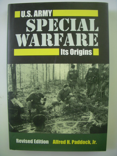 Image for U.S. Army Special Warfare: Its Origins