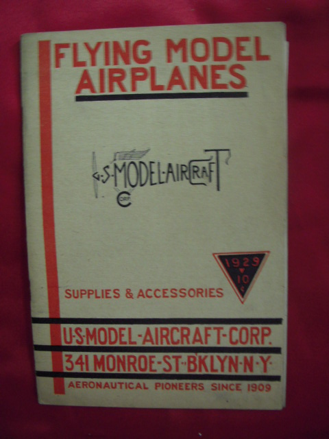 Image for U.S. Model Aircraft Corporation Catalog Flying Model Airplanes Supplies & Accessories 1928