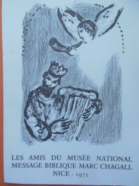 Image for Les Amis Du Musee National Massage Biblique Marc Chagall Nice 1975
