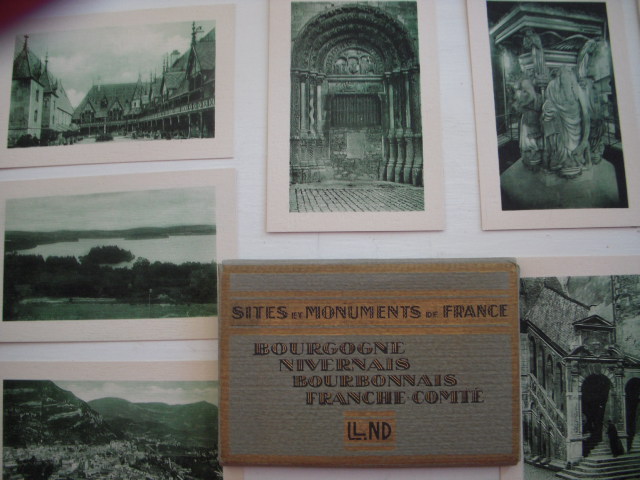 Image for Sites Et Monuments De France; Bourgogne, Nivernais, Bourbonnais, Franche-Comte  (20 Vintage Postcards, Original Box)