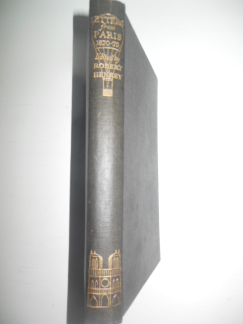 Image for Letters From Paris 1870-75