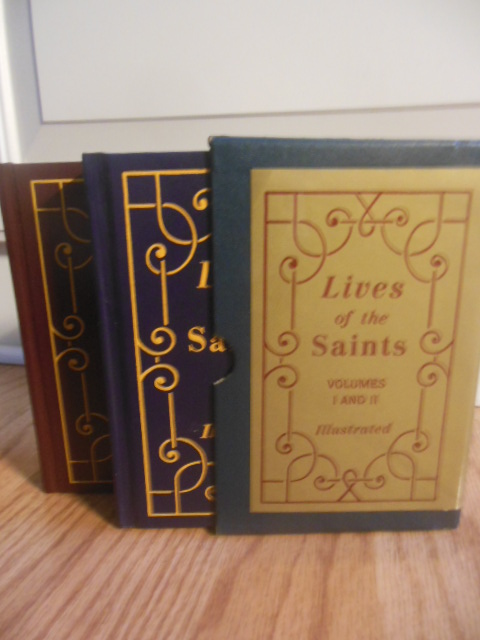 Image for Lives of the Saints For Every Day of the Year Volumes I and II Illustrated  IIn Slipcase)