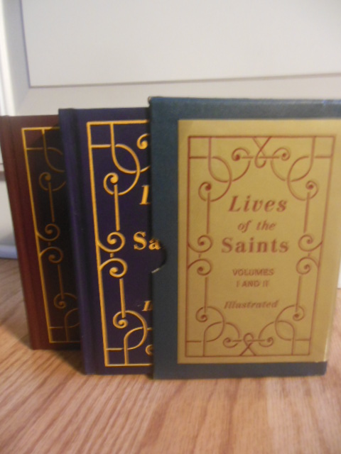 Image for Lives of the Saints For Every Day of the Year Volumes I and II Illustrated  IIn Slipcase)