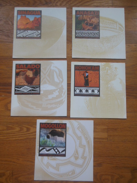Image for Sinagua, Anasazi, Salado, Hohokam, Mogollon; Prehistoric Cultures of the  Southwest (Five booklets)