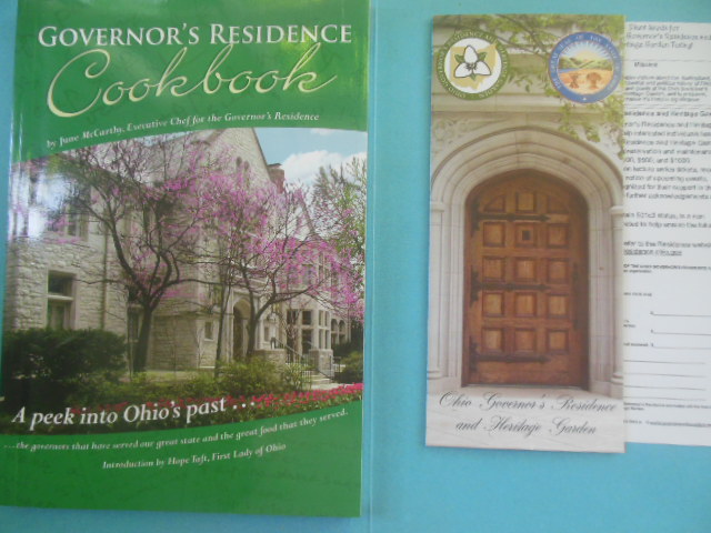 Image for Governor's Residence Cookbook (SIGNED by First Lady Hope Taft, Ohio)