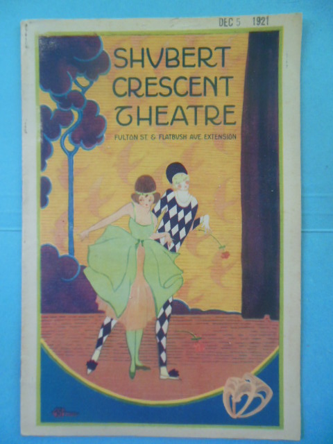 Image for Shubert Crescent Theatre Program Brookyln, New York (1921)
