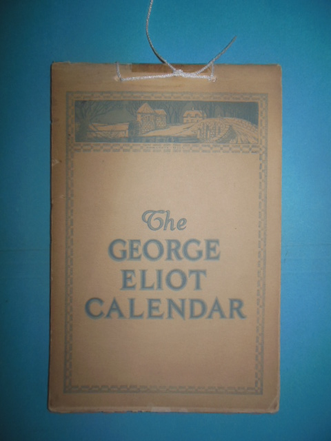 Image for The George Eliot Calendar 1920