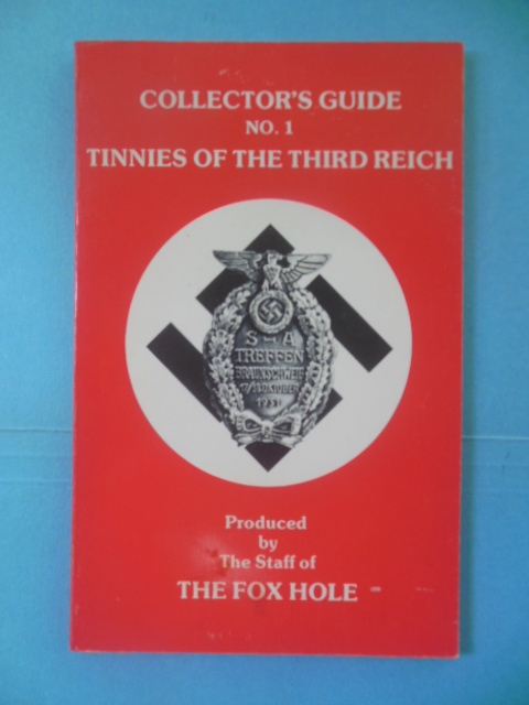 Image for Collector's Guide No 1 Tinnies of the Third Reich (1978 SIGNED)