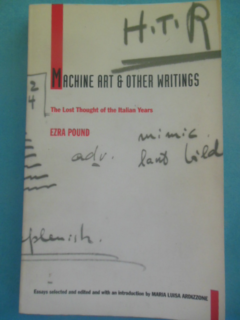 Image for Machine Art and Other Writings: The Lost Thought of the Italian Years