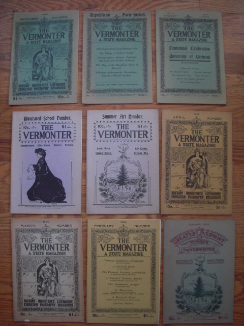 Image for The Vermonter Magazine 1904 (Nine Issues)