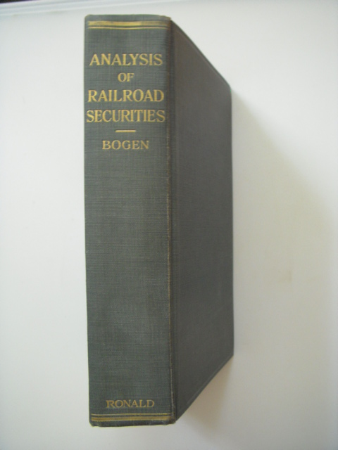 Image for Analysis of Railroad Securities; A Guide to the Determination of Investment Values