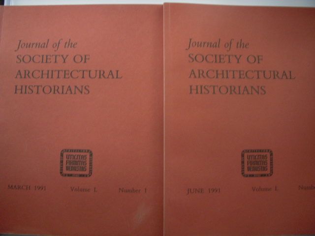 Image for Journal of the Society of Architectural Historians  1991 (Two Issues,