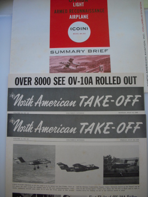 Image for OV-10A Armed Reconaissance Airplane Model NA 300 Summary Brief ; Two Issues Take-Off  Publication North American Aviation Inc.
