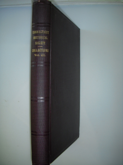 Image for Connecticut Historical Collections Volume III