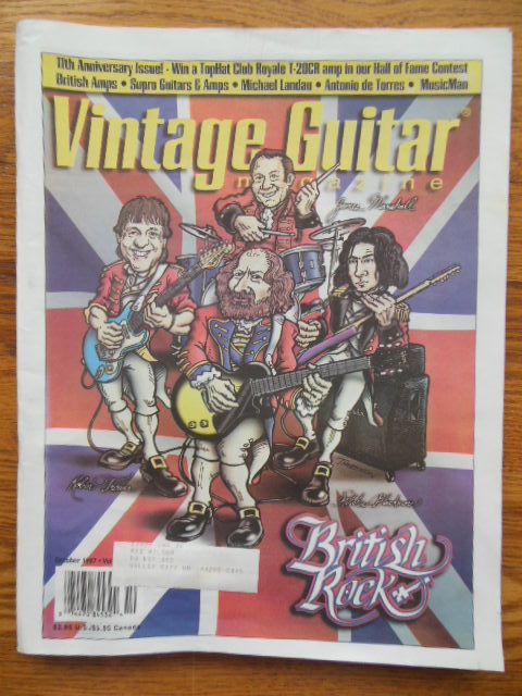 Image for Vintage Guitar Magazine October 1997