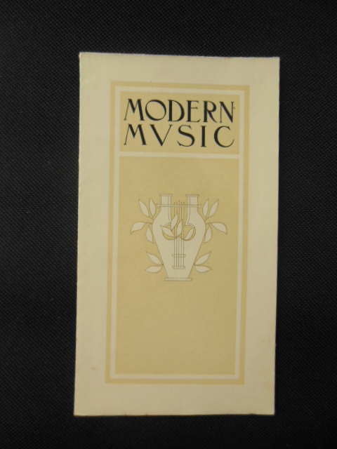 Image for Modern Music; The Wirsching Organ Company Brochure