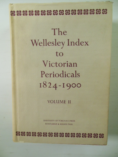 Image for Wellesley Index to Victorian Periodicals, 1824-1900 VOLUME II
