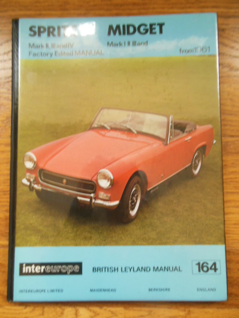 Image for Workshop Manual for British Layland Sprite (Marks II, III, IV)  and Midget (I, II, III)
