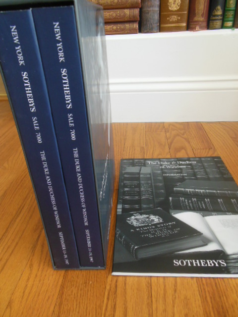 Image for The Duke and Duchess of Windsor Auction Catalogs Deptember 1997 (Two Volumes in Slipcase Plus Information Book)