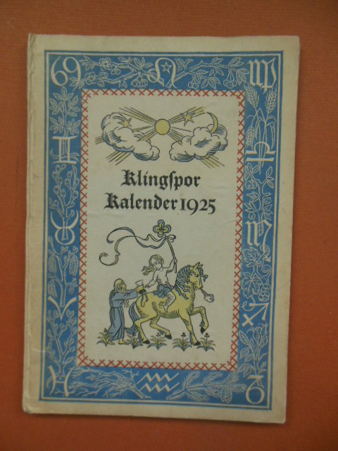 Image for Klingspor Kalender 1925 (German)