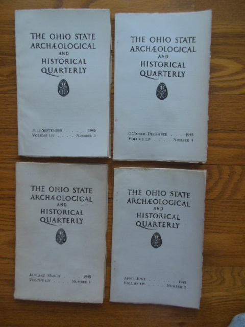Image for The Ohio State Archaeological and Historical Quarterly 1945 (Full Run, 4 Issues)