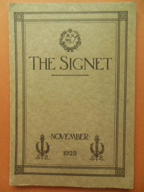 Image for The Signet Magazine of the Federated Alumnae of the Sacred Heart in the United States and Canada 1925 (Saint Magdalena Sophia)