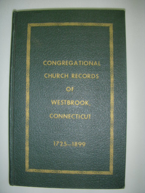 Image for Congregational Church Records of Westbrook, Connecticut