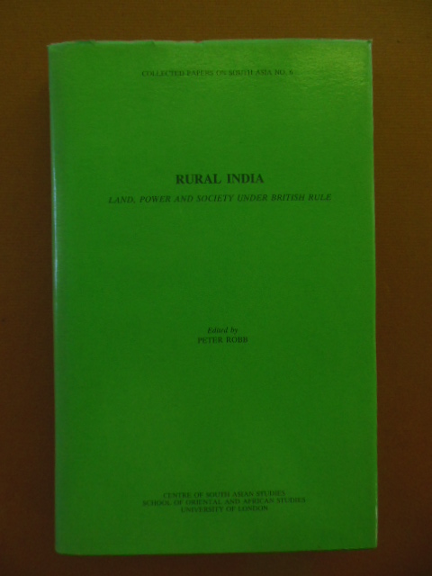 Image for Rural India: Land, Power and Society Under British Rule