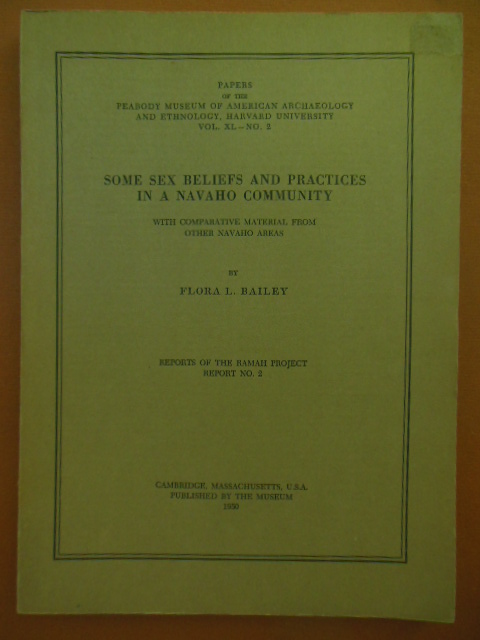 Image for Some Sex Beliefs and Practices  In A Navaho Community With Comparative Material From Other Navaho Areas