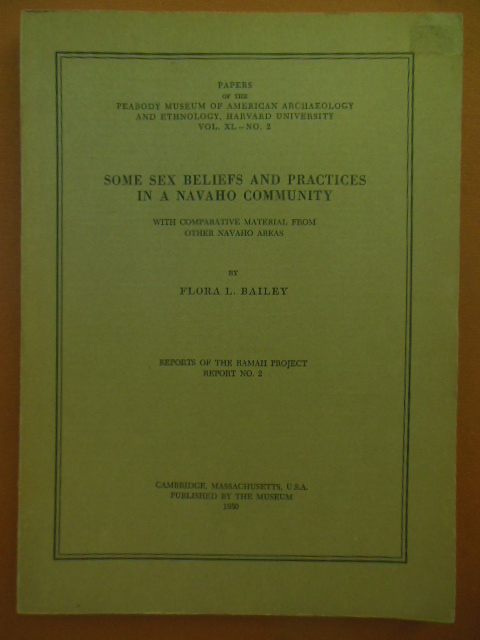 Image for Some Sex Beliefs and Practices In A Navaho Community With Comparative Material From Other Navaho Areas