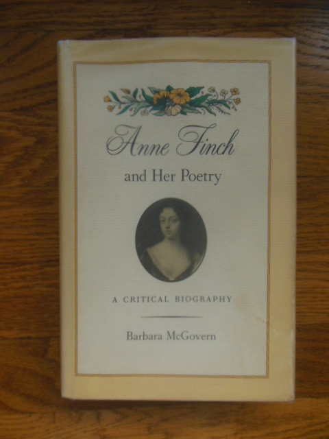 Image for Anne Finch and Her Poetry; A Critical Biography