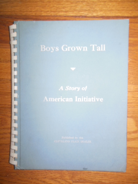 Image for Boys Grown Tall; a Story of American Initiative (50 Cleveland Leaders)
